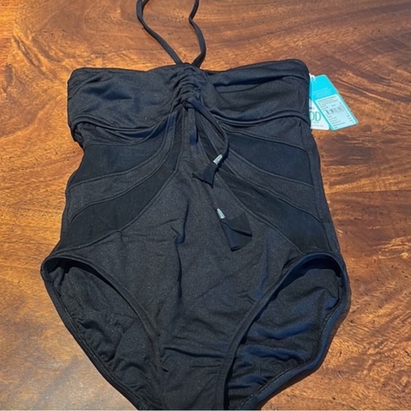 NWT $180 SEAFOLLY DD CUP BLACK GODDESS ONE PIECE SWIMSUIT - Picture 6 of 12